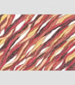 Original Abstract Coloured Pencil Drawing Autumnal - Ribbons No.4 - Image 2