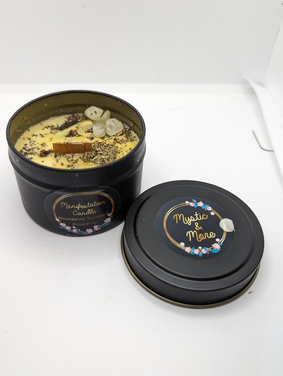 Abundance, success and  prirosperity Manifestation Candle