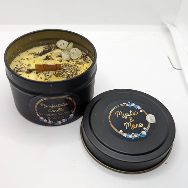 Abundance, success and  prirosperity Manifestation Candle