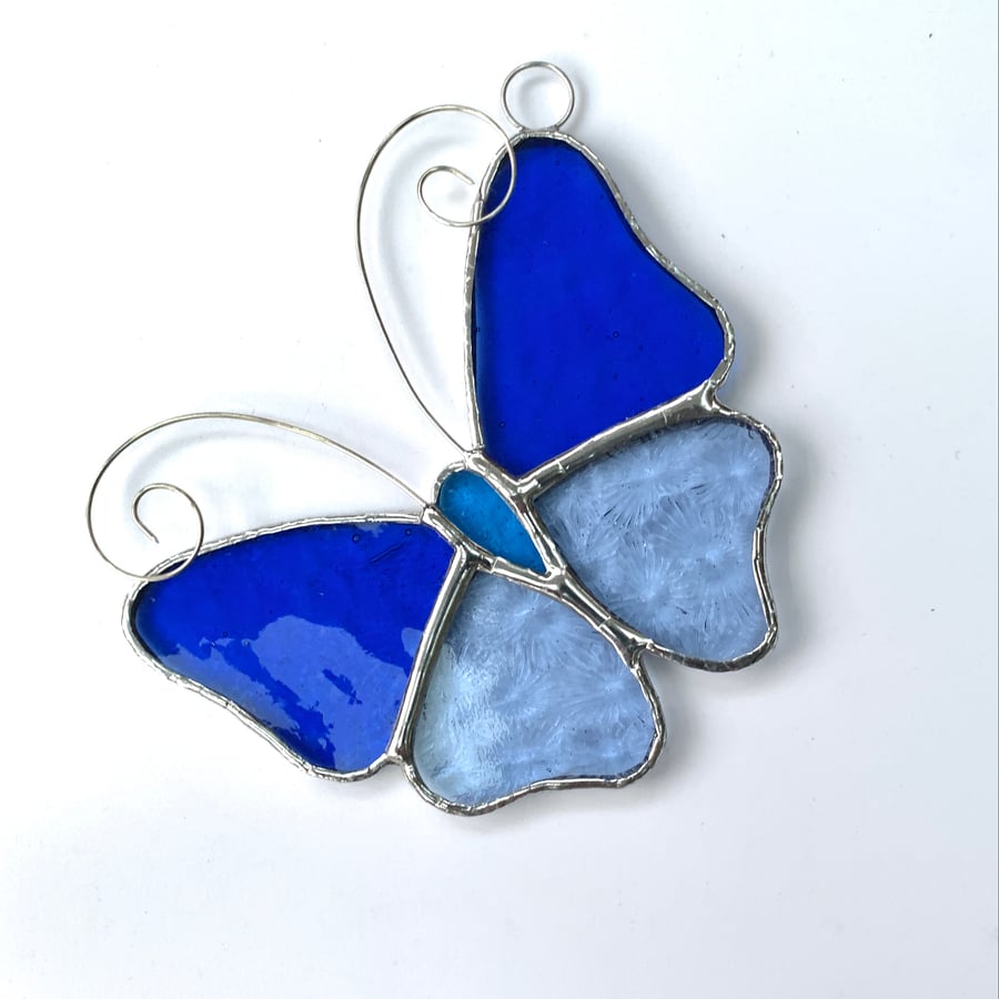 Stained Glass Butterfly Suncatcher Handmade D... Folksy