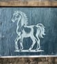 Welsh Slate Horse Wall Plaque. Reclaimed Slate. Year of the Horse Gift 2026