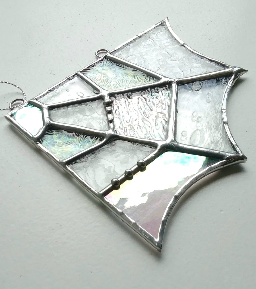 Stained Glass Spider Web (small)