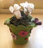 Crochet flower pot cover. Crochet pattern. Photo tutorial. PDF pattern. - Image 1