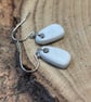 Handmade Earrings, Unique Earrings, Vintage, Eco Friendly Ceramic Earrings - Image 4