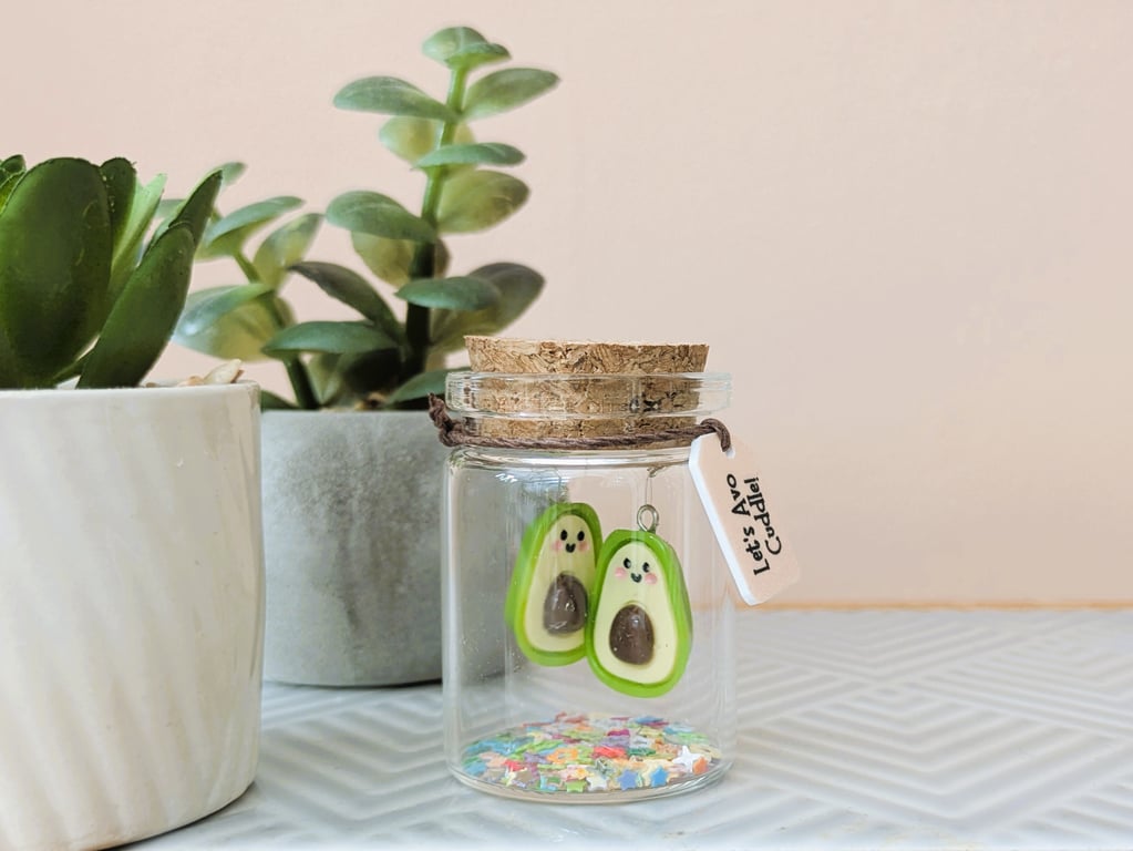 ‘Let’s Avo Cuddle!’ miniature avocado duo gift jar — the perfect feel-good token