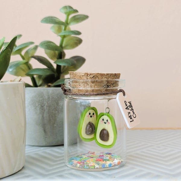 ‘Let’s Avo Cuddle!’ miniature avocado duo gift jar — the perfect feel-good token
