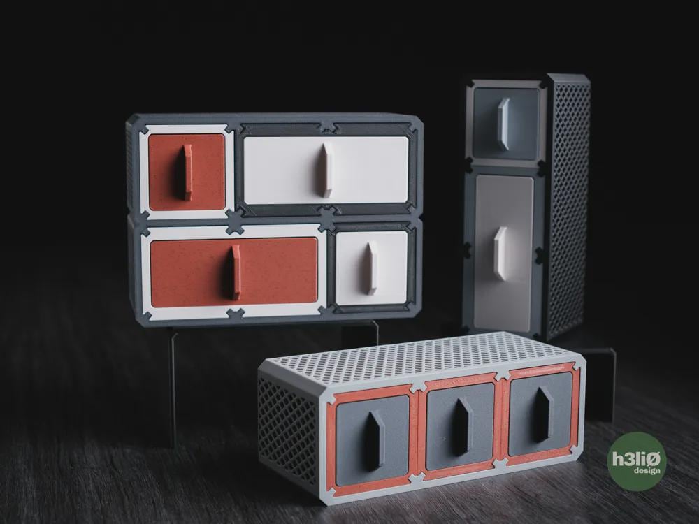 Modular Magnetic Drawer Organizer Stackable Desk Shelf Storage System