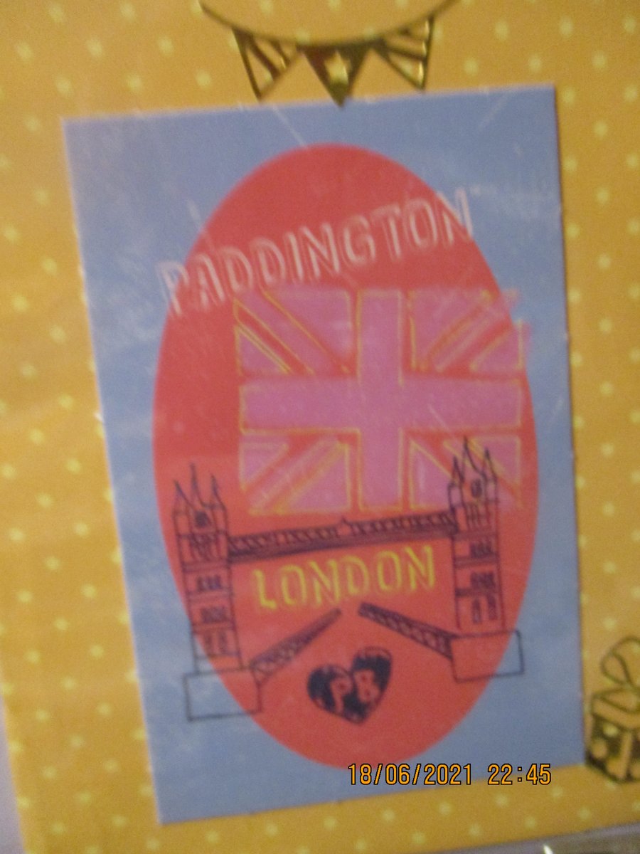 Paddington, London Birthday Card