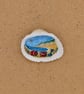 Bucket and Spade Seaside Framed Shell Painting
