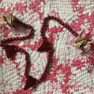 Velvet Hearts Beaded Garland