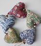 William Morris Fabric String of Hearts Hanging Decoration