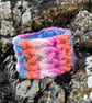 Hand knitted wool headband featuring Celtic knot pattern. Lined. CANDY - Image 4