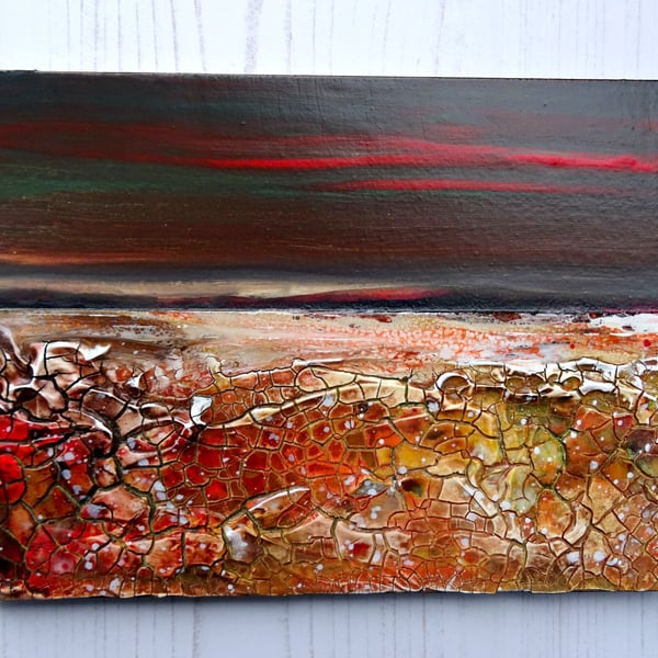 Original Small Mixed Media Painting 