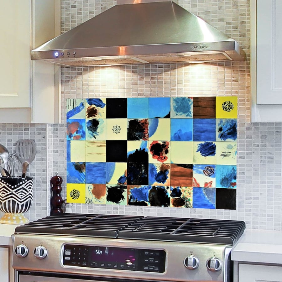 Kitchen Tile Splashback, Ideal for a Modern Kitchen.