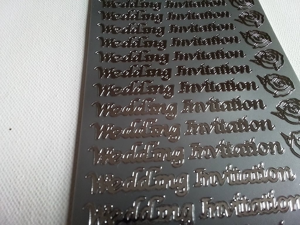 Wedding stationery. Wedding invitation stickers. Summer seconds. Ref 520