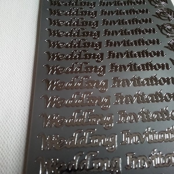 Wedding stationery. Wedding invitation stickers. Summer seconds. Ref 520
