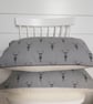 Sophie Allport Stag Cushion Cover with Grey Piping - Image 3