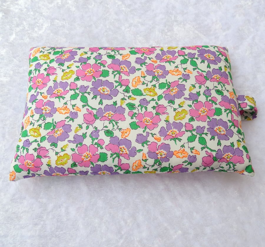 Palm rest, wrist support, made from Liberty Tana Lawn, floral