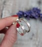 Sterling Silver Smooth Round Stud Hoop Earrings - JBJ1078 - Image 6