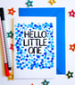 New Baby Card, Hello Little One New Born Card, Parents To Be Card, Adoption Card - Image 1