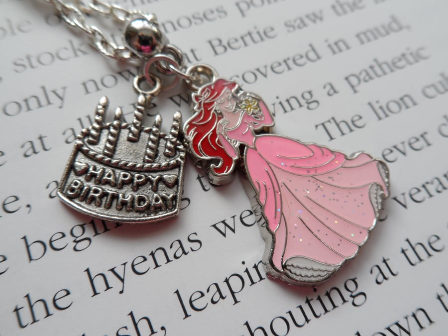 Princess Ariel Birthday Pendant.
