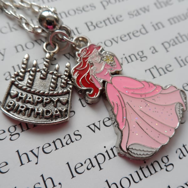 Princess Ariel Birthday Pendant.