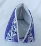 Pretty patchwork purple and white pouch - Image 3