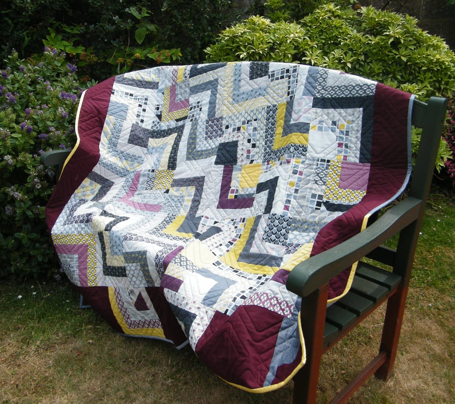 Patchwork Quilt - Folksy