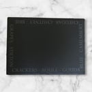 Slate cheese serving board
