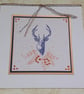 GREETINGS CARDS.( pack of 4) . Autumn, Winter, Christmas. Stag . Deer.  Nature. - Image 4