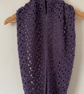 Purple Infinity Scarf - Handmade - Crochet - Practical Gifts for Her - Image 7