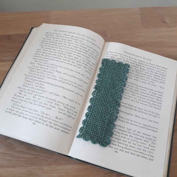 Handwoven Bookmark with 45% Alpaca