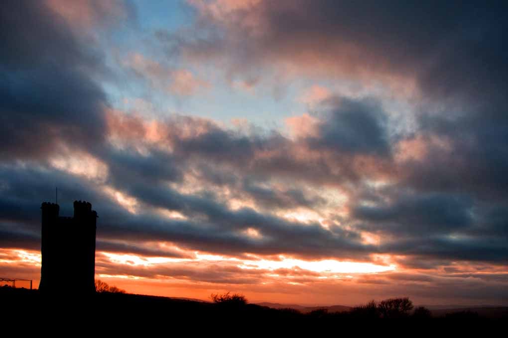 Broadway Tower Sunset Cotswolds England Photograph Print