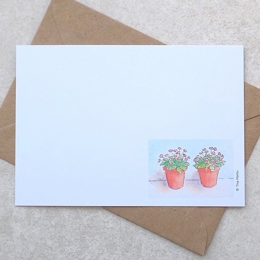 S A L E     Flower Pot Postcards (pack of 6)