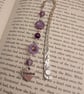 Lilac beaded bookmark with Grandma charm - Image 4