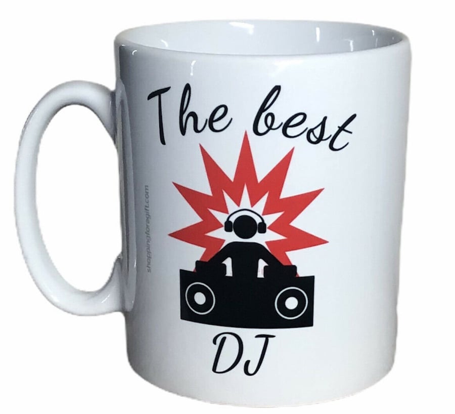 "The Best DJ" Mug. Mugs for DJs. 