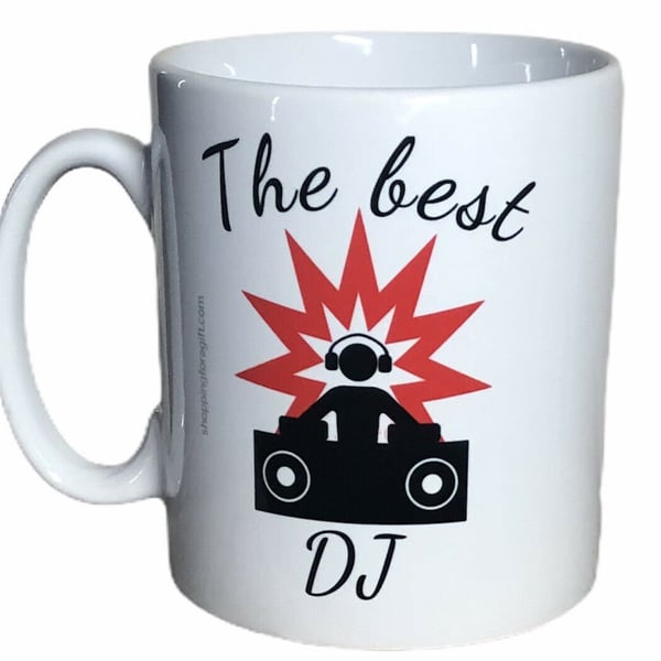 "The Best DJ" Mug. Mugs for DJs. 