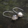 Silver  Snowdrop Dangle Earrings 