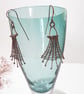 Copper Web Earrings - Image 2