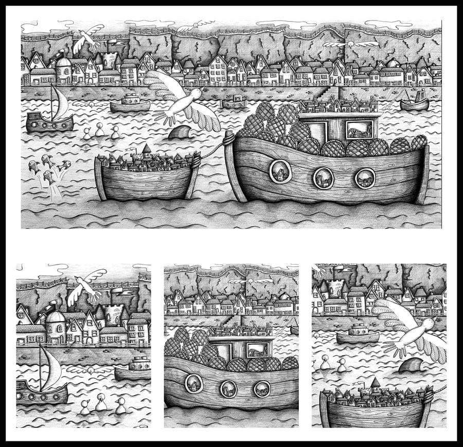 The Harbour Giclee Print