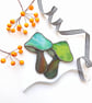 Stained Glass Magic Mushroom Ornament - Image 1