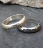 Handmade Men's Silver Meteorite Ring - Image 4
