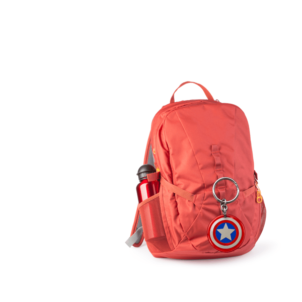 Red White & Blue Shield Keyring , Comic Inspired Gift