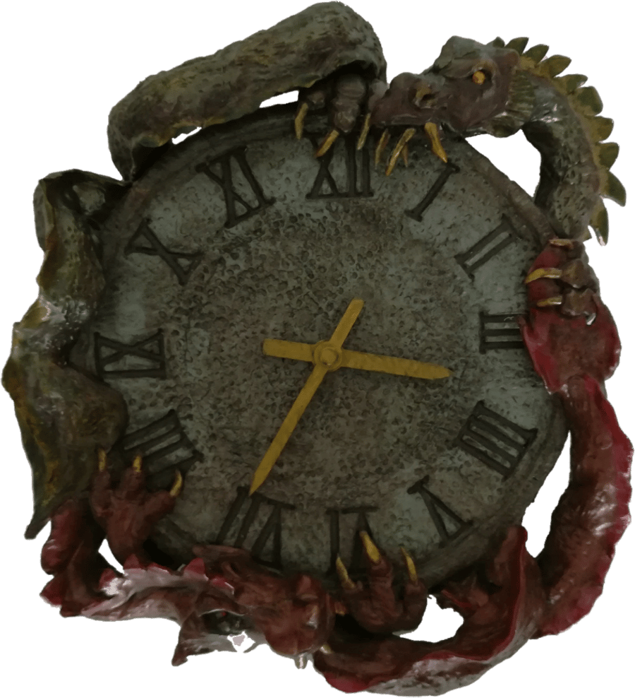 Two Dragons Clock