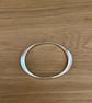 "Symbiosis" - Hand Forged Sterling Silver Bangle - 39g - Made to any size  - Image 5