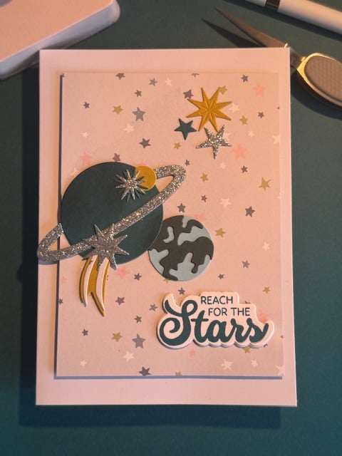 Handmade unique motivational or congratulations card