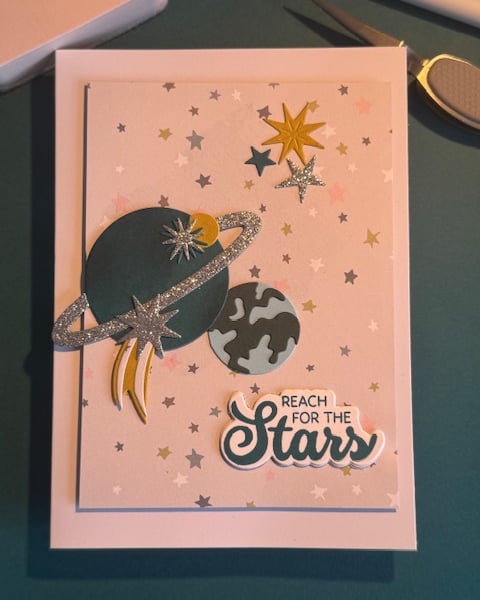 Handmade unique motivational or congratulations card
