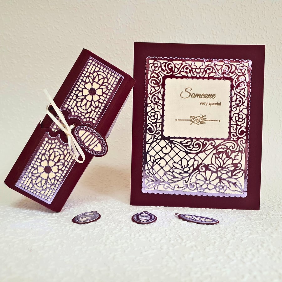 Card & Gift Box Set, Birthdays, Valentine's Day, Mother's Day, Various Occasions