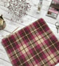 Harris Tweed and Scottish Linen Clutch Bag - Image 3
