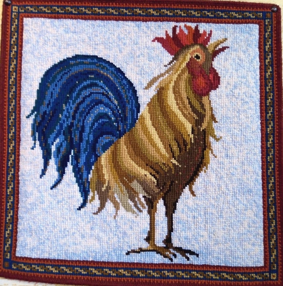 Burrell Cockerel Tapestry Kit,  Counted Cross Stitch,, shop early,  10%discount 
